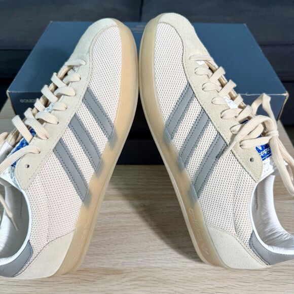 adidas Gazelle Indoor Pro Yellow Charcoal Brown Casual Sneakers Men\'s Size 10.5